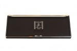 Палитра-кейс магнитный Make-up Atelier Paris 23х10 см для пудр/теней/румян, черная с прозрачной крышкой