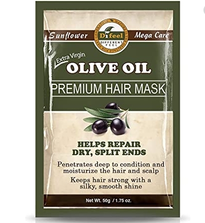 Премиальная маска для волос с маслом оливы в саше Difeel Olive Oil Premium Hair Mask 1.75 oz Packet, 50 г
