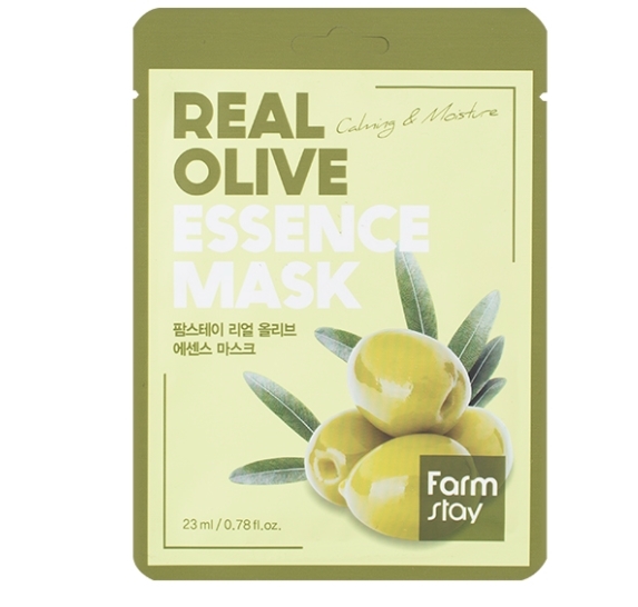 Тканевая маска Farm Stay Real Olive Essence Mask с экстрактом оливы 23 мл.