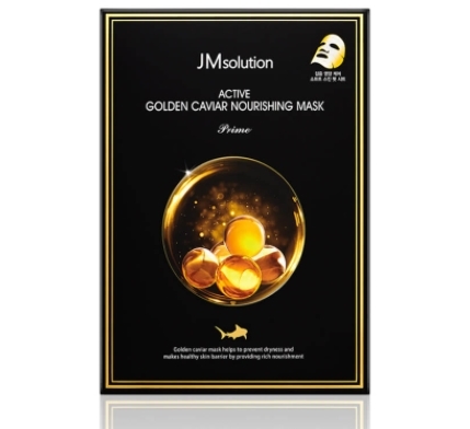 Тканевая маска с золотом и икрой JMSolution Active Golden Caviar Nourishing Mask Prime 30 мл.