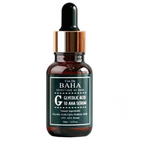 Сыворотка c гликолевой кислотой для проблемной кожи COS DE BAHA GLYCOLIC ACID 10 AHA SERUM (G), 30 мл