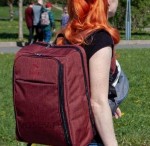 Рюкзак визажиста-парикмахера Vosev (Красный)